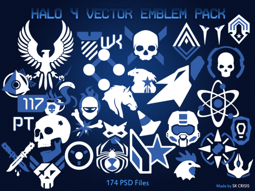 halo_4_vector_emblem_pack_by_skcrisis-d5uuvai