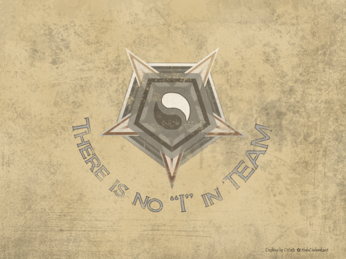 'There is no "I" in TEAM' Wingman medal Desktop Wallpaper by AddiCt3d 2CHa0s