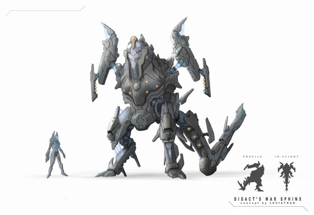 War Sphinx concept fan art by Levi aka Leviathan